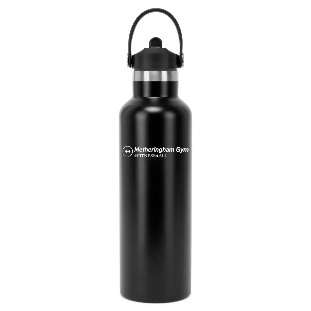 Tridri® Vacuum Sports Water Bottle With Flip-Up Straw (MG)